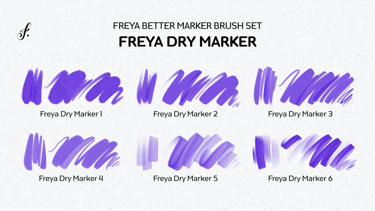 🖊️ Marker Brush set for Procreate 106 Procreate brushes